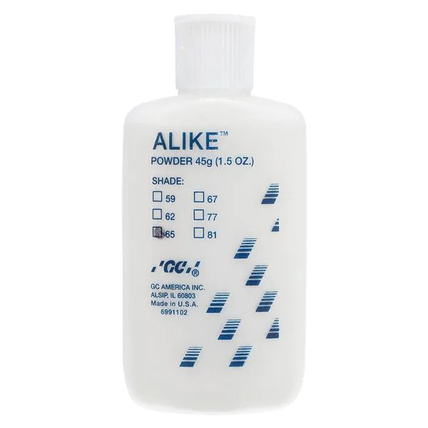 GC-Alike Powder (45g) Shade A2 65 #6991102 Self-cured Temporary crown and bridge resin,