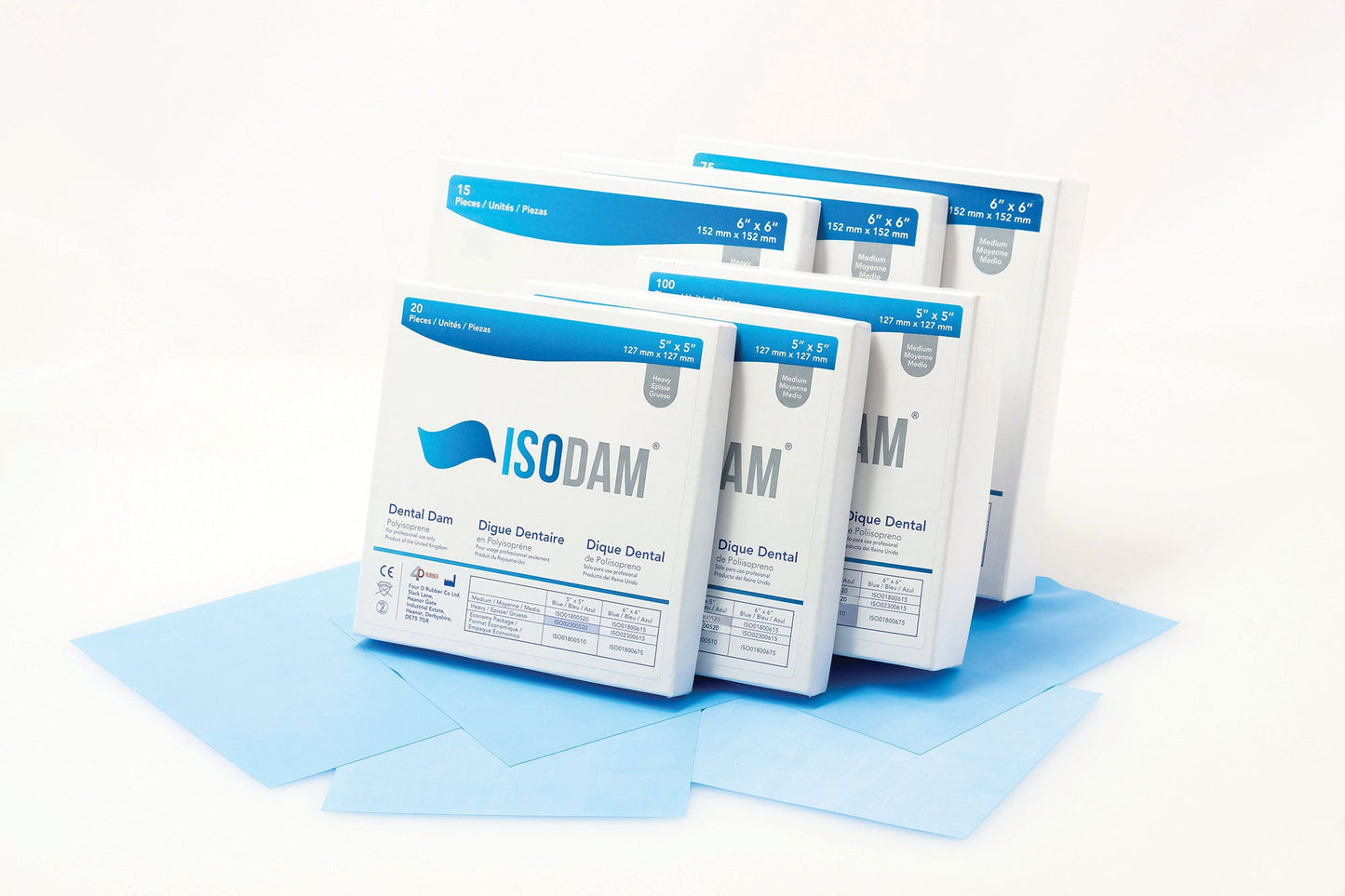 ISODAM Dental Rubber Dam Medium , Non-Latex (Buy 4+2 Free)