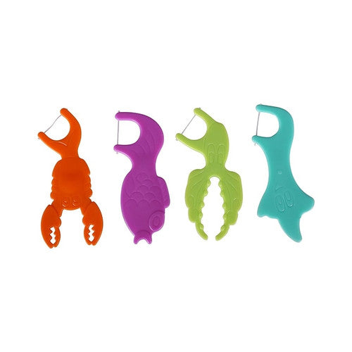 Kids Flosser Picks Assorted 200/Bx (Each 4/Individually Wrapped )#2300