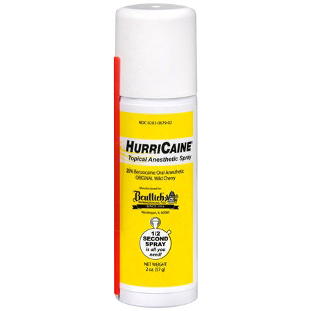 Hurricaine Topical Spray Kit + 200 Tubes 2oz #0679-60