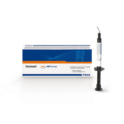 Ionoseal Liner light-curing Glass Ionomer cement 2x2.5gm Syringes,