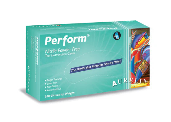 Aurelia Perform Nitrile Powder Free Gloves, 200/box