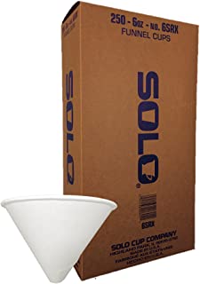 A-Dec Paper Evacuation Cup Liners , Solo Funnel Cups 6oz 250/Pkg