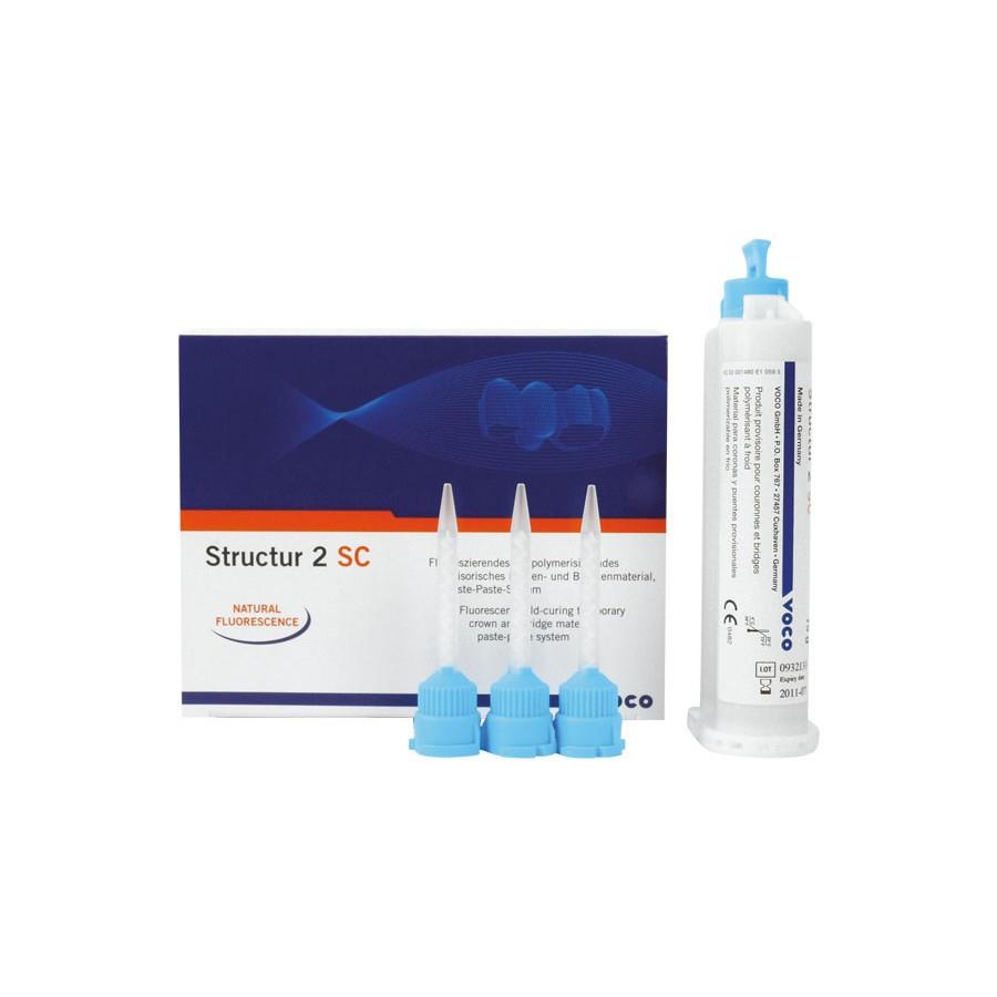 Structur 2 SC Refill Shade 1480-1481 Cartridge 75gm Temporary Crown&Bridge Material - Voco
