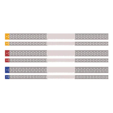 Kerr Axis, NTI, Perforated Diamond Finishing Strips, Perforated 2.5mm 10/pk