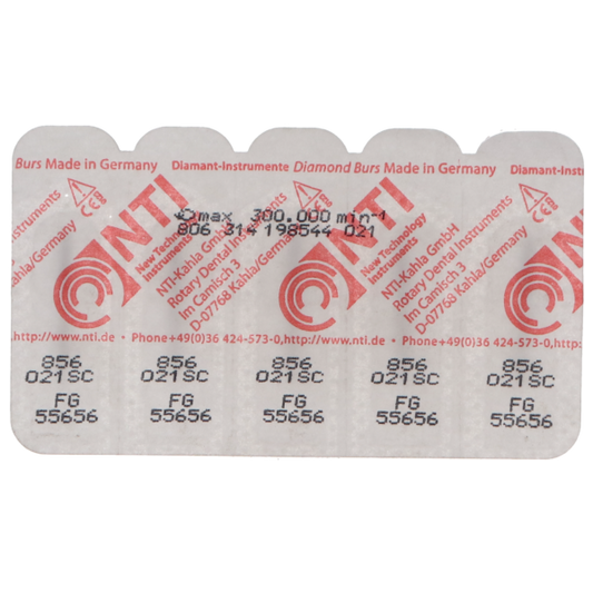 Axis NTI Diamond Bur Pear #830-012C Coarse FG 5/Pk