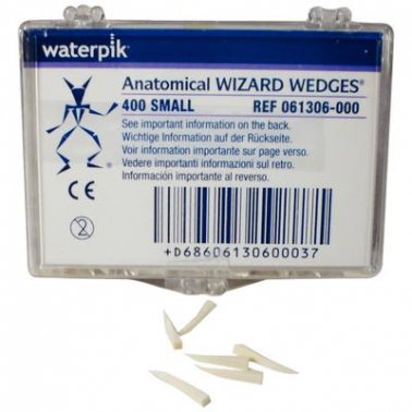 Waterpik-Anatomical Wizard Wedges Wooden Matrix Small 400/Pk #61306-000