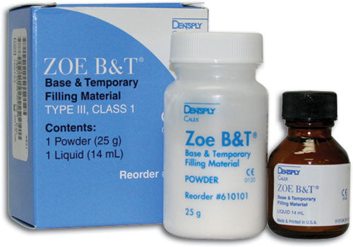 ZOE B&T STD PKG Base & Temporary Filling Material