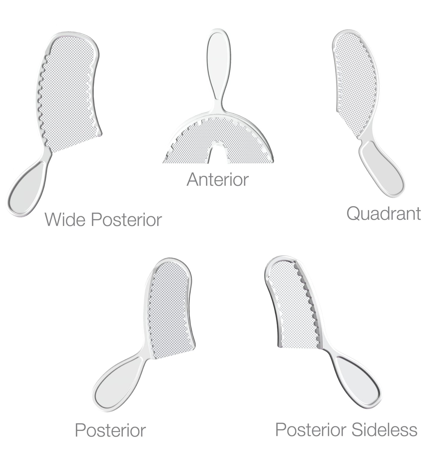 Premium Bite Registration Tray Dual Arch Mesh (Compare to Triple Tray ) 100-033