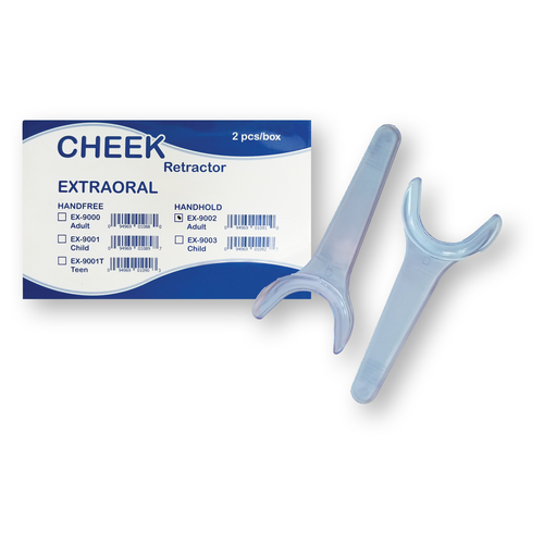 Cheek Retractor Extraoral Handhold Adult #EX-9002 2/Pk