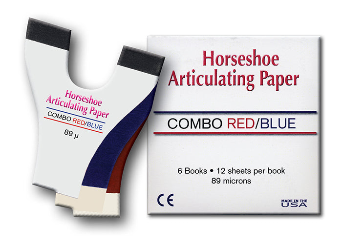 Articulating Paper Thin Blue - 144/Pkg -USA (HorseShoe)