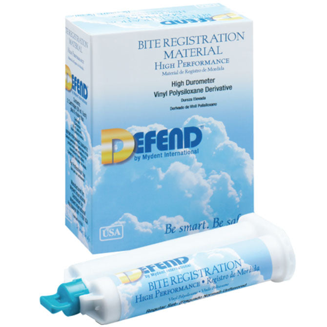 Defend- Bite Registration Material 2x50ml Fast Set Unflavored BR-9002