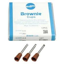 Brownie Mini Cups Polisher  12/PK-Shofu