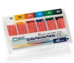 Gutta Percha Points .06 Taper 60/Pk- MetaBiomed