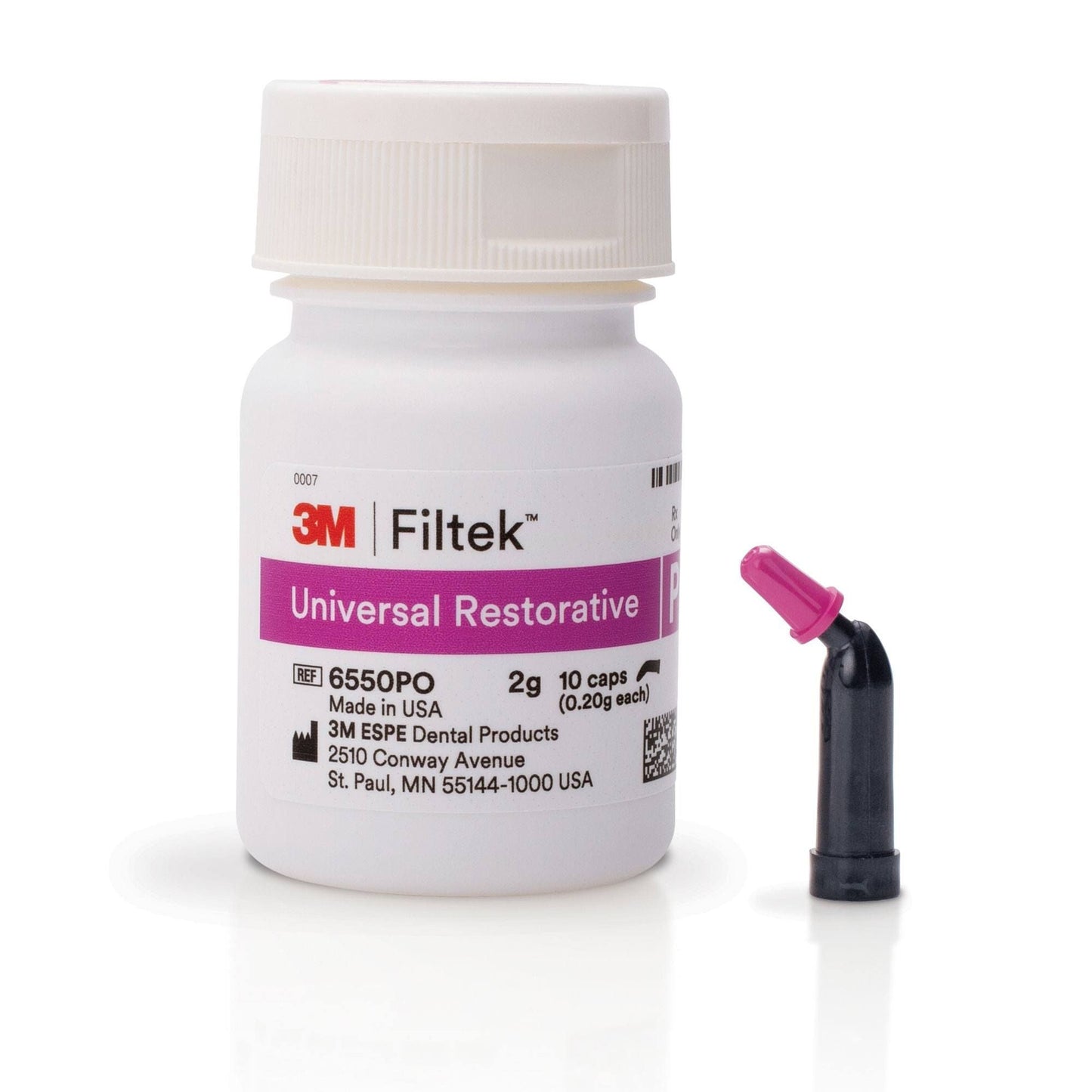 Filtek Universal Restorative Capsule Refill, A2, 20/Pk, #6550A2-6550XW-6550PO