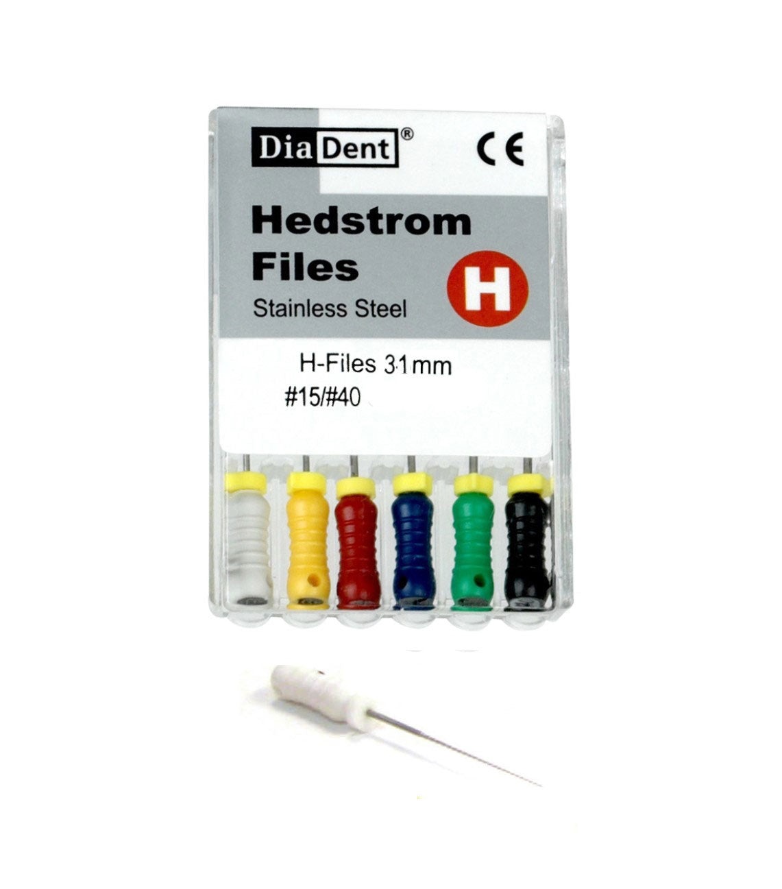 DiaDent Hedstrom H Files 31mm 6/Pk (H-Files)