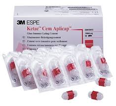 Ketac Cem Aplicap 50/Pk Glass Ionomer Luting Cement