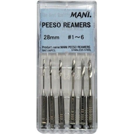 Endo Peeso Reamers 28mm 6/PK