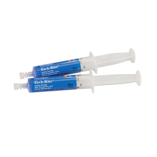 Jumbo EtchRite Refill 2x 25ml Syringes- Pulpdent  ET-50R