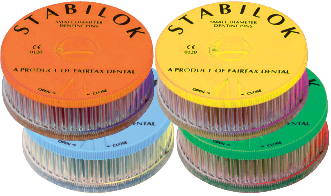 Stabilok Dentine Pins Jumbo Kit  . 100 Pins  & 5 Drills